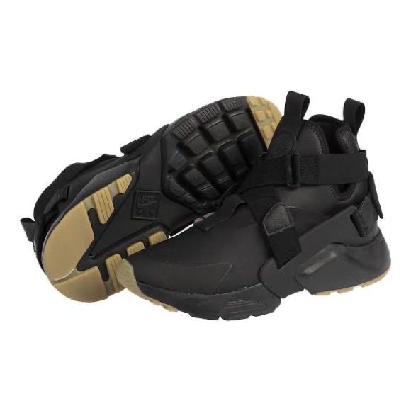 Nike ➰ ladies black huaraches city strap s6 - Picture 6 of 14